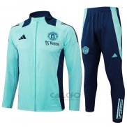 Tuta da Track di Giacca Manchester United 2024-2025 Verde
