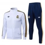 Tuta da Track di Giacca Real Madrid 2026-2027 Bianco