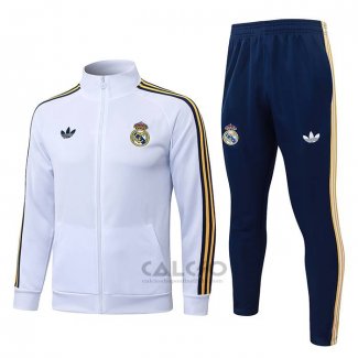 Tuta da Track di Giacca Real Madrid 2026-2027 Bianco