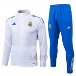 Tuta da Track di Giacca Real Madrid Bambino 2025-2026 Bianco