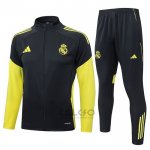 Tuta da Track di Giacca Real Madrid Bambino 2025-2026 Grigio Giallo