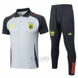 Conjunto Polo Benfica 2024-2025 Grigio