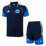 Conjunto Polo Cruzeiro 2026-2027 Blu