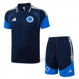 Conjunto Polo Cruzeiro 2026-2027 Blu