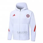 Giacca Con Cappuccio del Bayern Monaco 2025-2026 Bianco