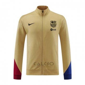 Giacca FC Barcellona 2023-2024 Giallo