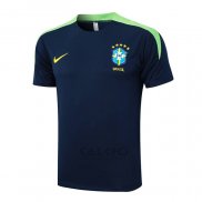 Maglia Allenamento Brasile 2024-2025 Blu