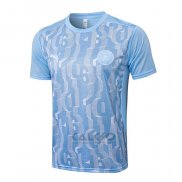 Maglia Allenamento Manchester City 2024-2025 Blu