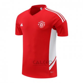 Maglia Allenamento Manchester United 2022-2023 Rosso