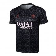 Maglia Allenamento Paris Saint-Germain Jordan 2024-2025 Nero