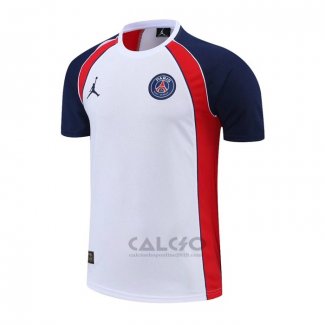 Maglia Allenamento Paris Saint-Germain Jordan 2022-2023 Bianco