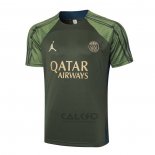 Maglia Allenamento Paris Saint-Germain Jordan 2024-2025 Verde