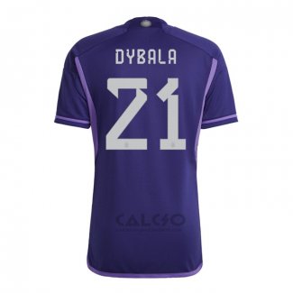 Maglia Argentina Giocatore Dybala Away 2022