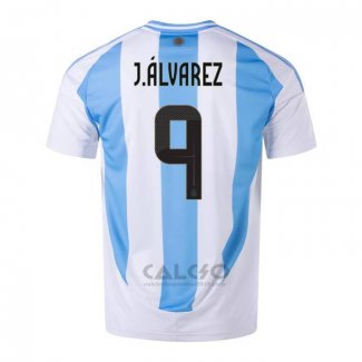 Maglia Argentina Giocatore J.alvarez Home 2024