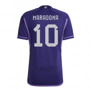 Maglia Argentina Giocatore Maradona Away 2022