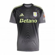 Maglia Aston Villa Portiere 2025-2026 Nero