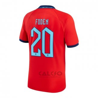 Maglia Inghilterra Giocatore Foden Away 2022