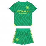 Maglia Manchester City Portiere Bambino 2023-2024 Verde
