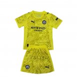 Maglia Manchester City Portiere Bambino 2025-2026 Giallo