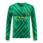 Maglia Manchester City Portiere Manica Lunga 2023-2024 Verde