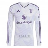 Maglia Manchester United Away Manica Lunga 2025-2026