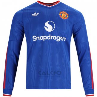 Maglia Manchester United Away Manica Lunga 2026-2027