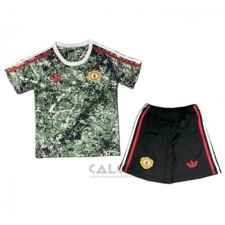 Maglia Manchester United x Stone Roses Bambino 2024-2025