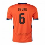 Maglia Paesi Bassi Giocatore De Vrij Home 2024-2025