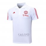 Maglia Polo Manchester United 2023-2024 Bianco