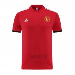 Maglia Polo Manchester United 2023-2024 Rosso