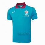 Maglia Polo Paris Saint-Germain 2024-2025 Blu