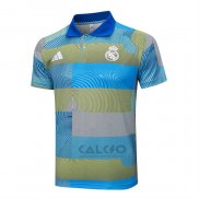 Maglia Polo Real Madrid 2025-2026 Blu Verde