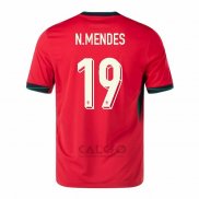 Maglia Portogallo Giocatore N.mendes Home 2024