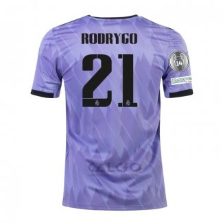 Maglia Real Madrid Giocatore Rodrygo Away 2022-2023