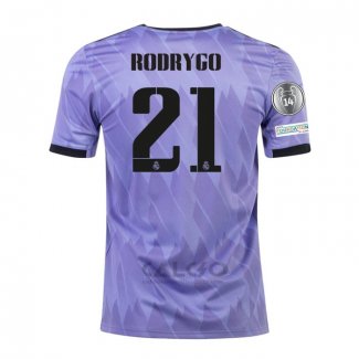 Maglia Real Madrid Giocatore Rodrygo Away 2022-2023