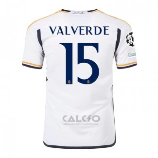 Maglia Real Madrid Giocatore Valverde Home 2023-2024