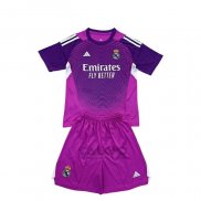 Maglia Real Madrid Portiere Bambino 2025-2026 Purpura
