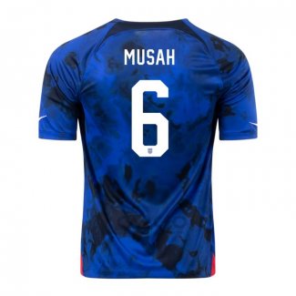 Maglia Stati Uniti Giocatore Musah Away 2022