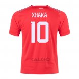 Maglia Svizzera Giocatore Xhaka Home 2022