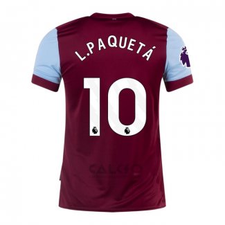 Maglia West Ham Giocatore L.paqueta Home 2023-2024