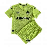 Maglia Wolves Portiere Away Bambino 2023-2024