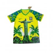 Maglia Brasile Jesus 2025-2026 Giallo Verde Thailandia