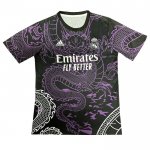 Maglia Real Madrid Dragon 2024-2025 Nero Purpura Thailandia