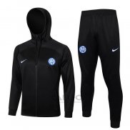 Tuta da Track Inter Bambino 2024-2025 Nero