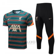 Tuta da Track Liverpool Manica Corta 2022 Verde