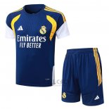 Tuta da Track Real Madrid Manica Corta 2026-2027 Blu - Pantaloncini
