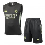 Tuta da Track Real Madrid Senza Maniche 2025-2026 Grigio Verde