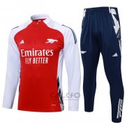 Tuta da Track di Felpa Arsenal 2024-2025 Rosso