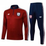 Tuta da Track di Felpa Arsenal Bambino 2025-2026 Rosso