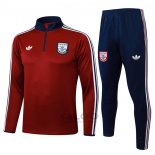 Tuta da Track di Felpa Arsenal Bambino 2025-2026 Rosso
